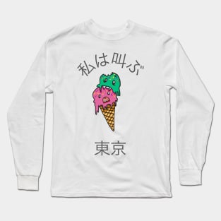 Tokyo I Scream Long Sleeve T-Shirt